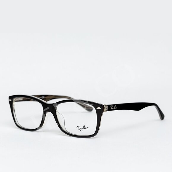RayBan Black Acetate Unisex Eyeglasses - Picture 2 of 4
